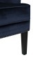 Кресло Rimini велюр синий Bel18 74*84*104см с подушкой (TT-00005632)