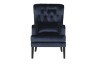 Кресло Rimini велюр синий Bel18 74*84*104см с подушкой - TT-00005632