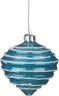 Декоративное изделие шар стеклянный диаметр=8 см. высота=9 см. цвет: голубой (кор=96шт.) Dalian Hantai (862-087)