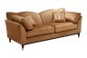 Диван Сиена(Siena)/BD трехм.без мех.,велюр коричневый Colt004 228*92*92см (TT-00017261)