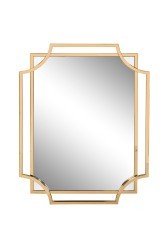 Зеркало в металлич. раме цвет золото 79*108 см (TT-00009610)