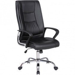 Кресло офисное Brabix Forward EX-570 экокожа, черное 531837 (84633)
