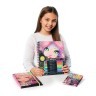 Серия Coralia: Раскраска для девочек (60 черных скетч страниц, 8 неоновых гелеевых ручек) (11111_NSDA)
