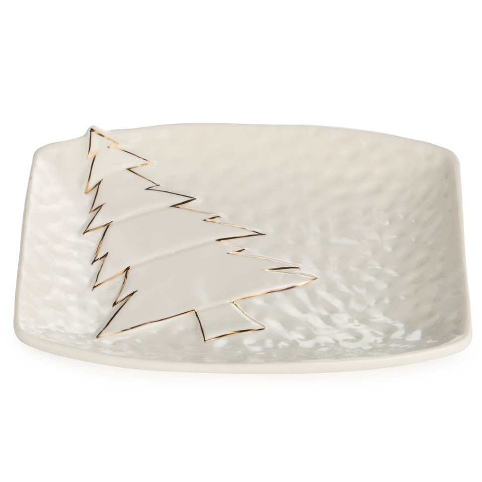 Блюдо сервировочное "новогоднее" 19,1*15,6*2,8 см Lefard (146-2187)