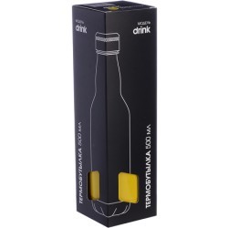 Термобутылка 500мл. Drink, желтая (77020-5)