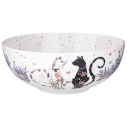 Салатник lefard "лавандовые коты" 17,5*6,5 см 850 мл Lefard (425-168)