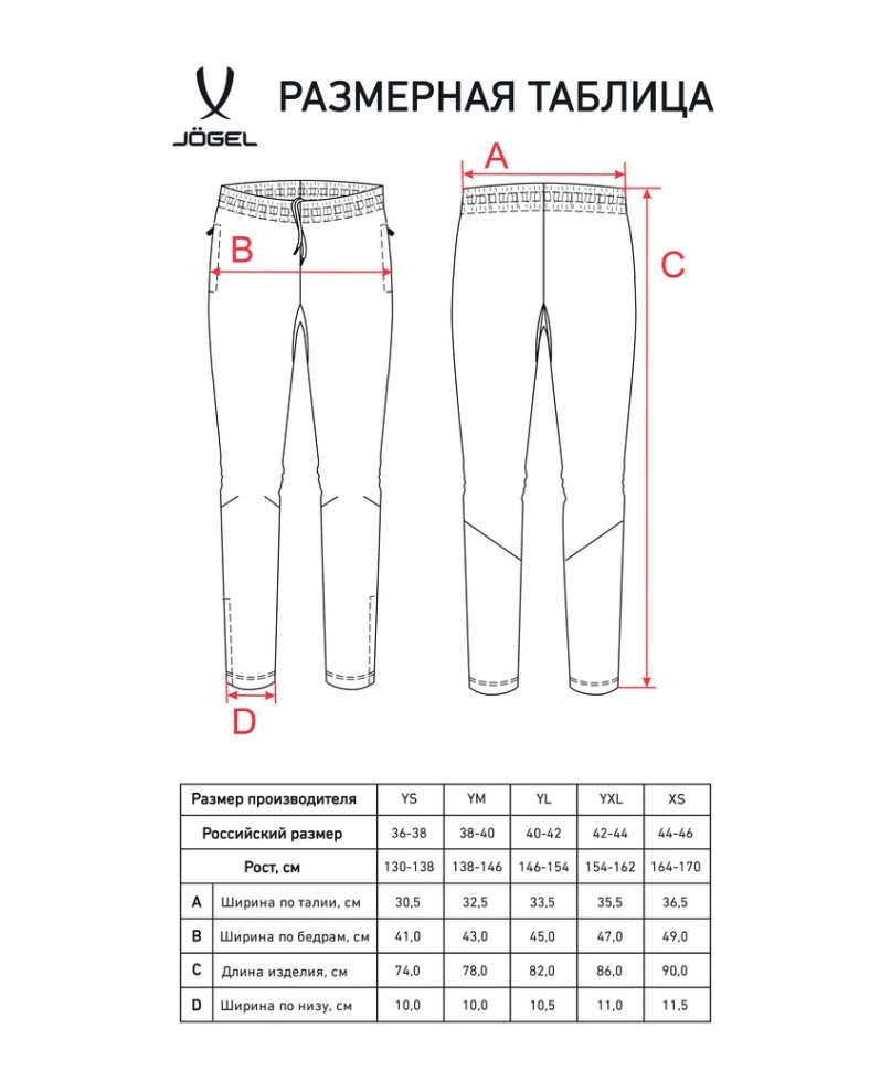 Брюки тренировочные JOGEL CAMP 2 Training Pants, темно-синий, детский (2112239)