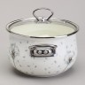 Кастрюля agness эмалированная со стеклянной крышкой серия "dandelion", 2,8 л диа. 20см Agness (943-057)
