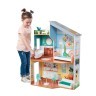 Деревянный кукольный домик "Эмили", с мебелью 10 предметов в наборе, для кукол 30 см (65988_KE)