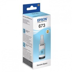 Чернила EPSON 673 T6735 для СНПЧ Epson L800/L805/L810/L850/L1800 светло-голубые 361045 (1) (93428)