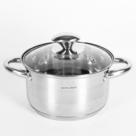 Кастрюля 3,5л нерж/ст с крышкой (9-30996-3,5)