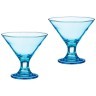 Набор креманок из 2 шт."ice ville" голубой  диаметр=10,5 см 185 мл высота=10 см. (кор=12набор.) Алешина Р.р. (484-722)