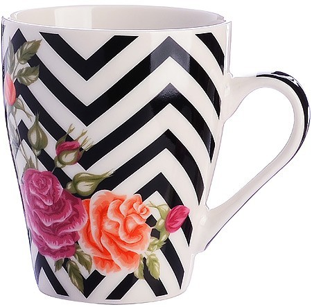 Кружка 340мл Цветы Роза Art LR (9-31223-1)