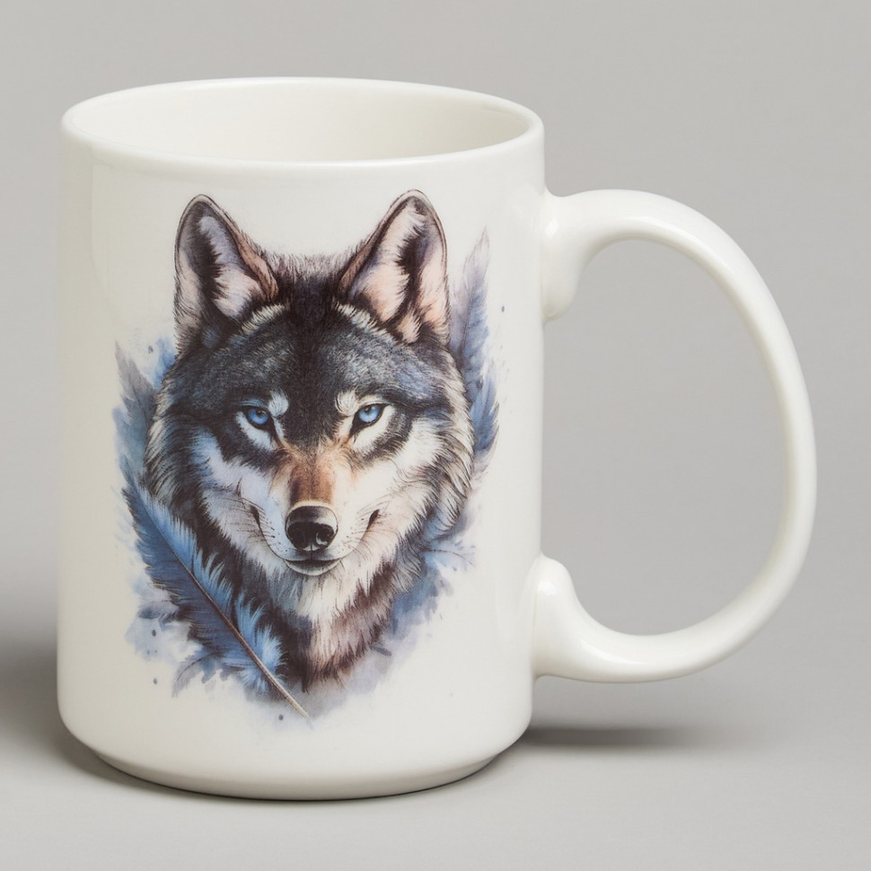 Кружка lefard "волк" 500мл 13,8*8,7*11,7см Lefard (97-761)