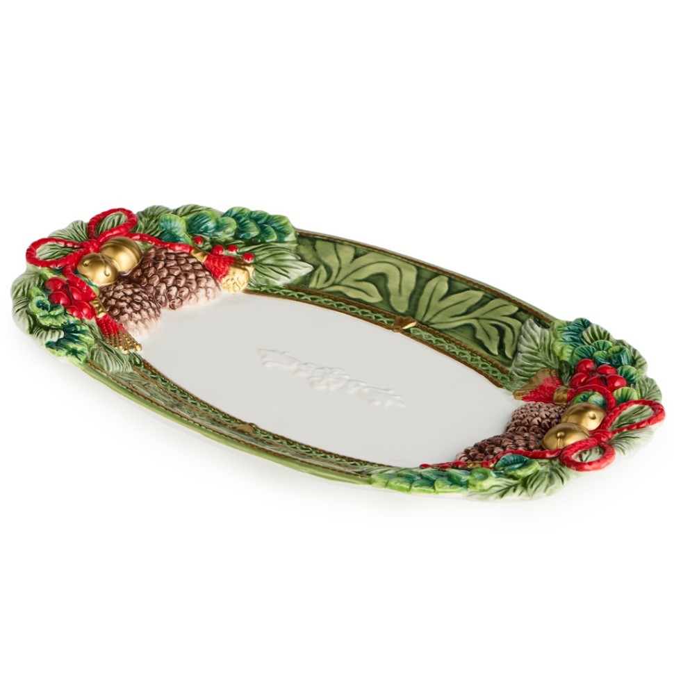 Блюдо lefard "шишки" овальное 34*20,5*4 см Lefard (59-726)