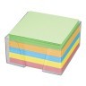 Блок для записей в подставке Brauberg куб 9х9х5 см цветной 122226 (3) (85474)