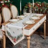 Дорожка на стол 45х300 cm  "celebration", цвет: бежевый, tm lefard, полиэстер 100% Lefard (986-001-32)