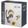Набор посуды lefard "счастье есть" 3 пр.: кружка 400 мл, тарелка 20,5 см, салатник 15,5*5 см 600 мл Lefard (85-2091)