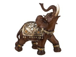 Фигурка "слон" 18,5*10,5 см. высота=20,5 см. серия "махараджи" Lefard (252-575)