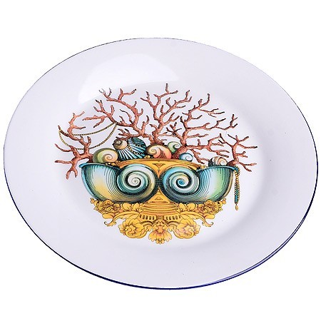 Блюдо круглое 25,5см Страна чудес доломит LR (30821)