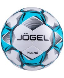 Мяч футбольный Nueno, №4, белый/голубой/черный (785132)