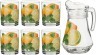 Набор для сока "лимоны" 7 пр.:кувшин+6 стаканов 1450/250 мл Pasabahce (484-484)