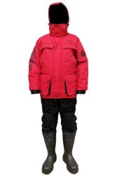Зимний костюм для рыбалки Canadian Camper Snow Lake Pro цвет Black/Red (83158)