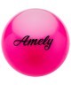 Мяч для художественной гимнастики AGB-101, 19 см, розовый (402268)