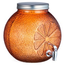 Диспенсер для напитков "orange", 25,5*21,5*25,5 см, 8 л Lefard (718-205)