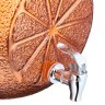 Диспенсер для напитков "orange", 25,5*21,5*25,5 см, 8 л Lefard (718-205)