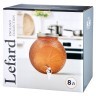Диспенсер для напитков "orange", 25,5*21,5*25,5 см, 8 л Lefard (718-205)