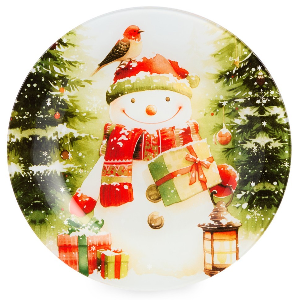 Тарелка закусочная коллекция "рождественская сказка" 20 см Lefard (198-391)