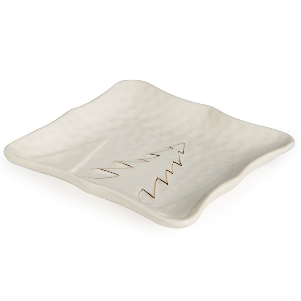 Блюдо сервировочное "новогоднее" 15,7*14,4*2,3 см Lefard (146-2214)