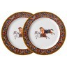 Набор тарелок закусочных lefard "passage" 2 шт. 22,5 см Lefard (760-863)