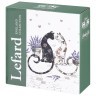Салатник lefard "лавандовые коты" 15*7 см 730 мл Lefard (425-169)