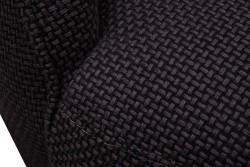 Кресло Риволи(GD/Rivoli) поворотное рогожка черная Botega-CHERN 73*80*74см (TT-00017197)