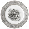 Набор тарелок закусочных villa bianca "старинные поместья" 2 шт. 20,5 см, серый (590-782) 