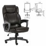 Кресло офисное BRABIX PREMIUM Favorite EX-577 рециклир кожа коричневое 531936 (1) (94509)