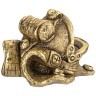 Подставка для мелочей "жаба маленькая" 11*8 см цвет: бронза с позолотой ИП Шихмурадов (169-373)