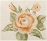 Полотенце махровое "корейская роза" 40*70 см. персиковое 100% хлопок SANTALINO (850-330-4)