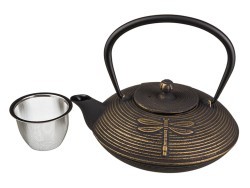 Заварочный чайник чугунный с эмалированным покрытием внутри 850 мл Lefard (734-044)