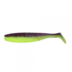 Виброхвост Yaman PRO Sharky Shad, р.3,75 inch, цвет #26 - Violet Chartreuse (уп 5 шт.) YP-SS375-26 (87894)