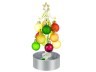 Елочка декоративная с шарами и подсветкой высота=18 см.(мал-18/кор=36шт.) Lefard (594-024)