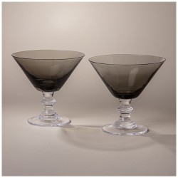 Набор бокалов для мартини из 2 шт "mirage" grey 280 мл Lefard (693-037)