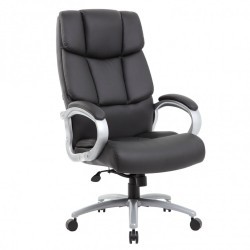 Кресло руководителя Brabix Premium Blocks HD-008 до 200 кг, экокожа, черное 531944 (84636)