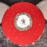Скатерть круглая  "щелкунчик" ,150см , красный ,100% хлопок , твил Lefard (850-762-24)