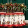 Скатерть круглая  "щелкунчик" ,150см , красный ,100% хлопок , твил Lefard (850-762-24)