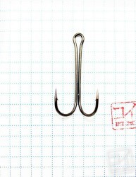 Крючок Koi Double Hook № 1/0, BN, двойник (10 шт.) KH2301-1/0BN (73828)