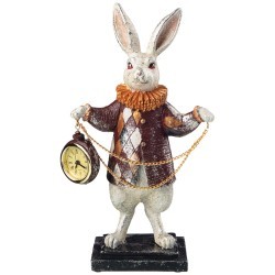 Фигурка с часами  "английская коллекция "кролик" 18*8,5*30 см Lefard (774-127)