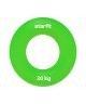 Эспандер кистевой ES-404 Кольцо, 20 кг, силикагель, зеленый (1121040)